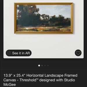 Studio McGee Horizontal Landscape Framed Canvas